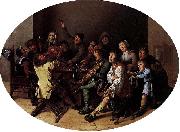 Jan Miense Molenaer The King Drinks oil painting